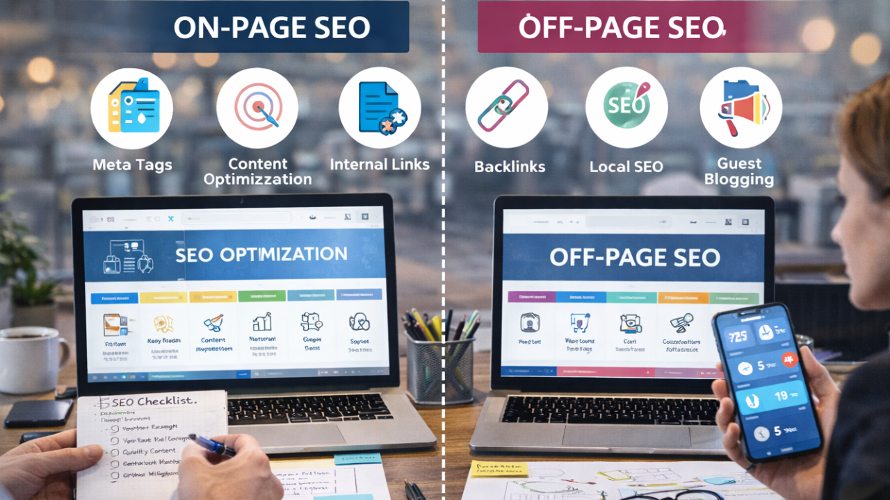 On-Page vs Off-Page SEO Services