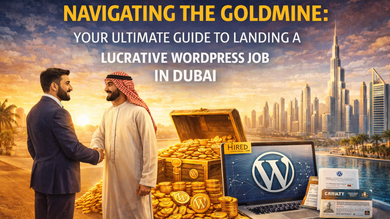 WordPress job in Dubai